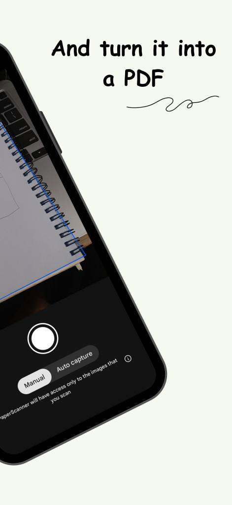 PaperScanner edge detection